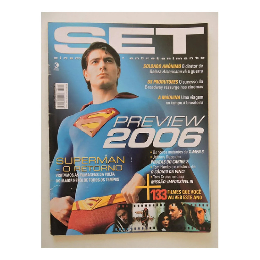 Revista Set #223 Preview 2006 - Superman O Retorno