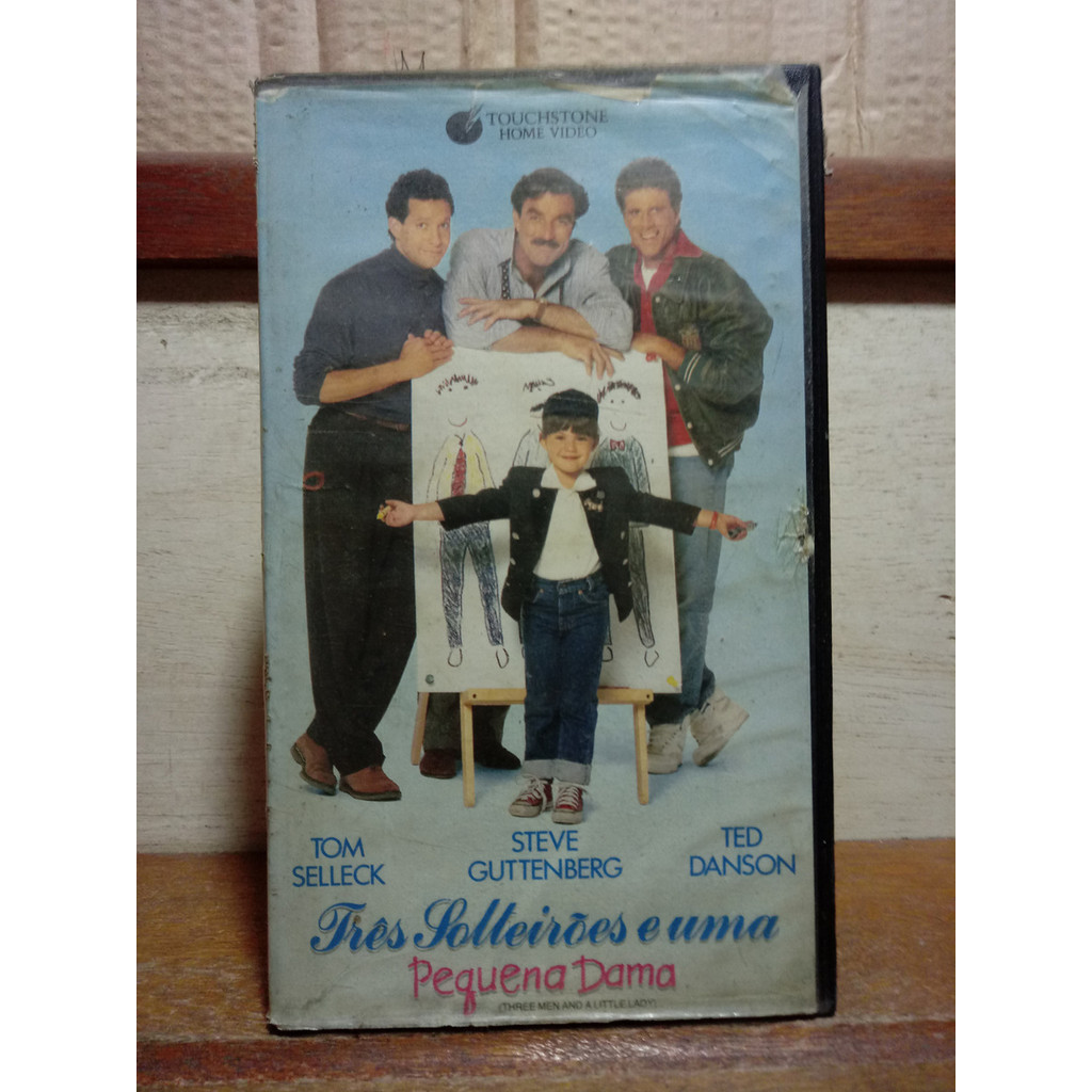 Vhs Três Solteirões E Uma Pequena Dama - Tom Selleck