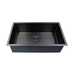 Cuba Cozinha Gourmet Aço Inox 304 Cinza Chumbo Grafite 76x44 cm Embutir/Sobrepor Addra