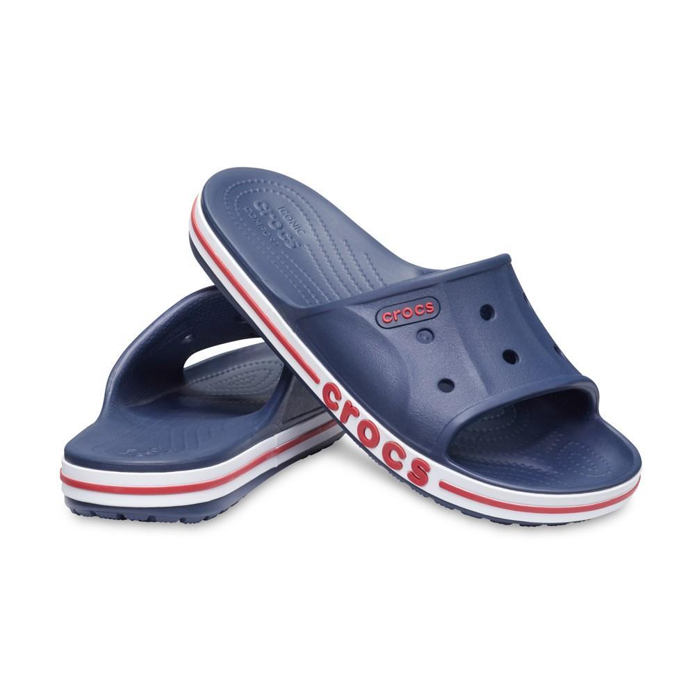 Chinelo crocs bayaband slide navy/pepper