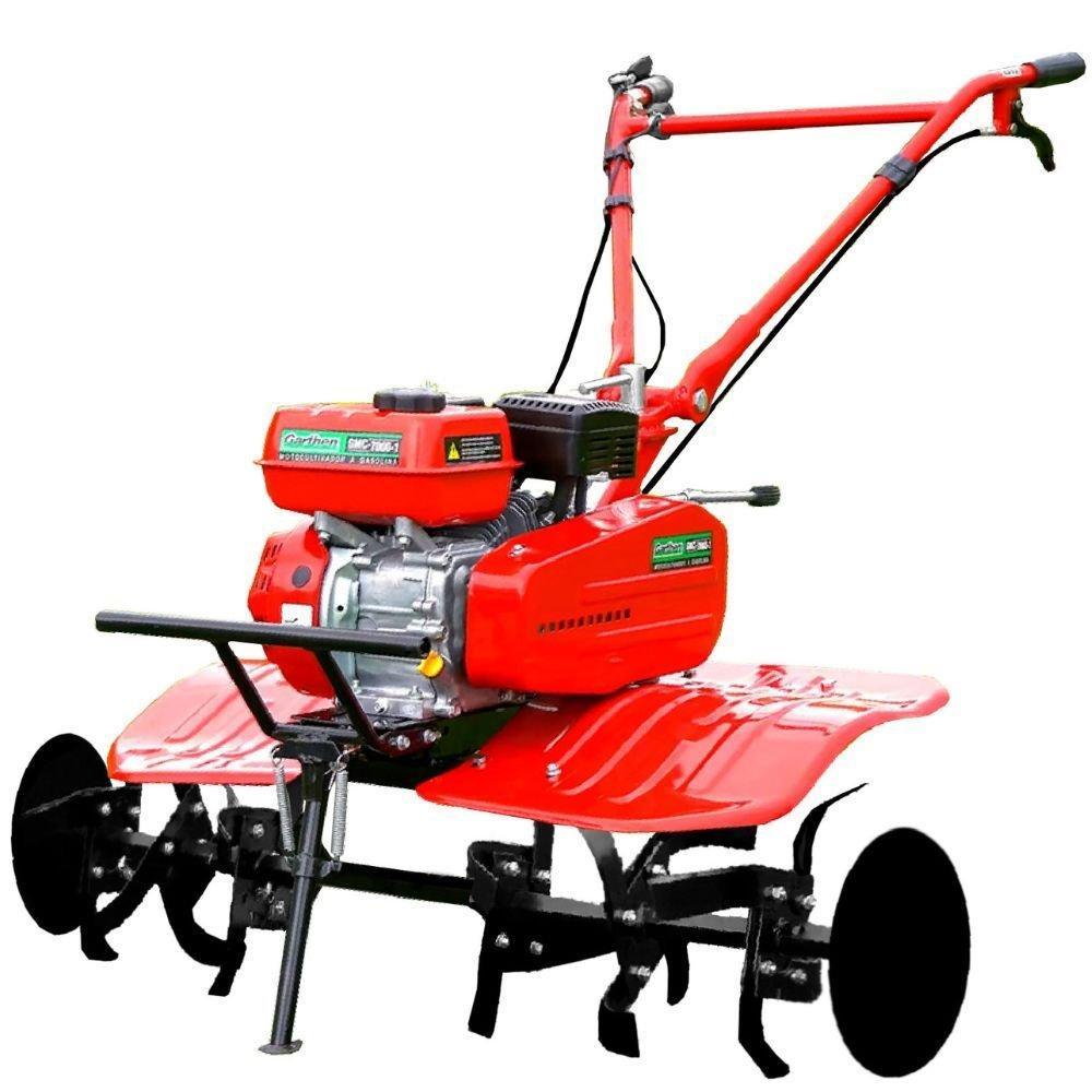 Moto Cultivador Gasolina 7HP 4T 212cc Rodas 8" Garthen