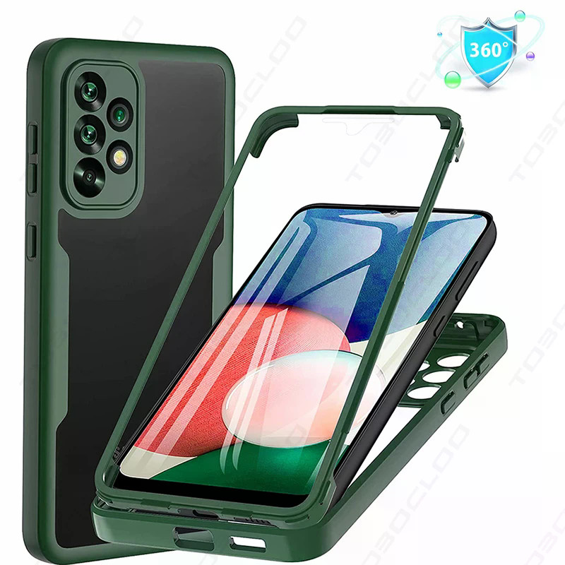 Para Samsung Galaxy A13 A33 A53 A73 A12 A22 A32 A52 A72 M32 A52S A72 360 Proteção De Corpo Inteiro Capa De Telefone À Pr