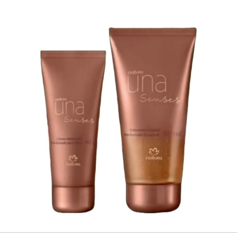 Una Senses: Sabonete Líquido 80ml + Creme Hidratante Para as Mãos 40g