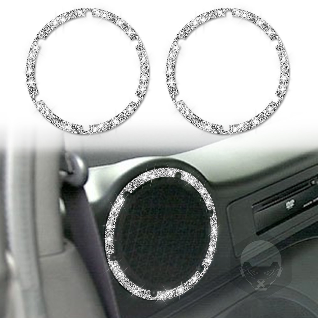 Adequado para 03-09 nissan 350Z diamante chifre traseiro alto-falante acessórios de modificação Interior do carro