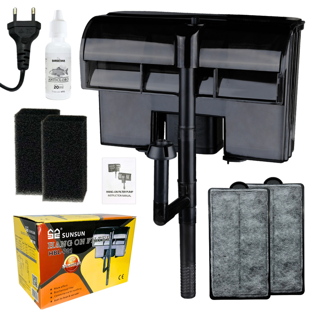 Filtro Hang On Externo Para Aquário Sunsun Hbl-701 110v 600L/H