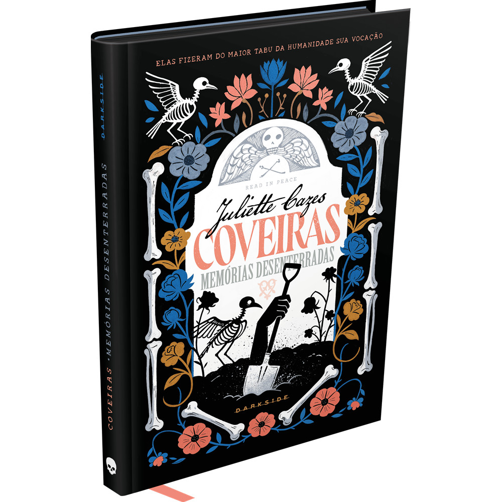 Capa do livro Livro - Coveiras: Memórias Desenterradas - por Juliette Cazes - Editora Darkside