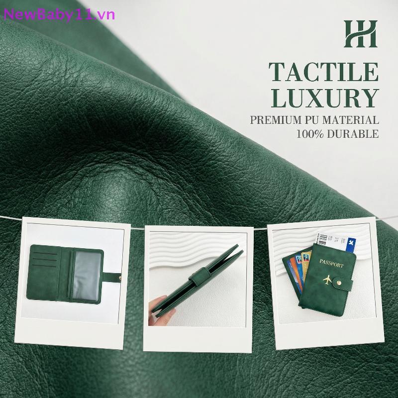 NewBaby À Prova Dwaterproof Água Titular Do Passaporte Cobre Caso De Viagem Couro Plutônio Carteira De Cartão De Crédito