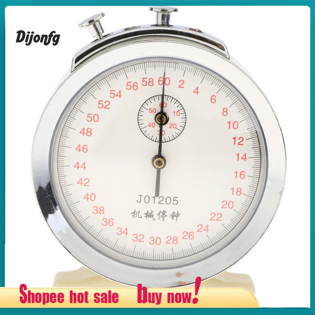 60s 01s Cronômetro Mecânico Cronógrafo Física Instrumento De Laboratório De Auxílio Para Ensino