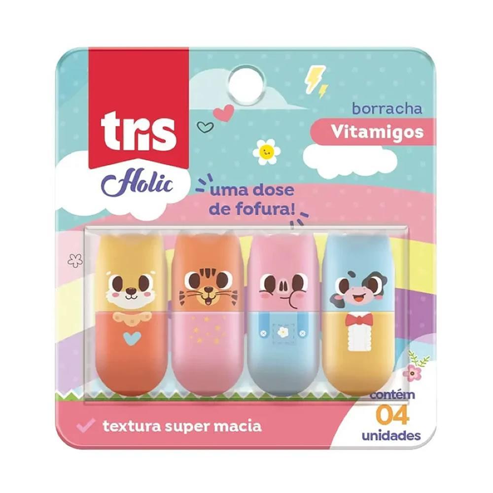 BORRACHA TRIS HOLIC VITAMIGOS - 910721