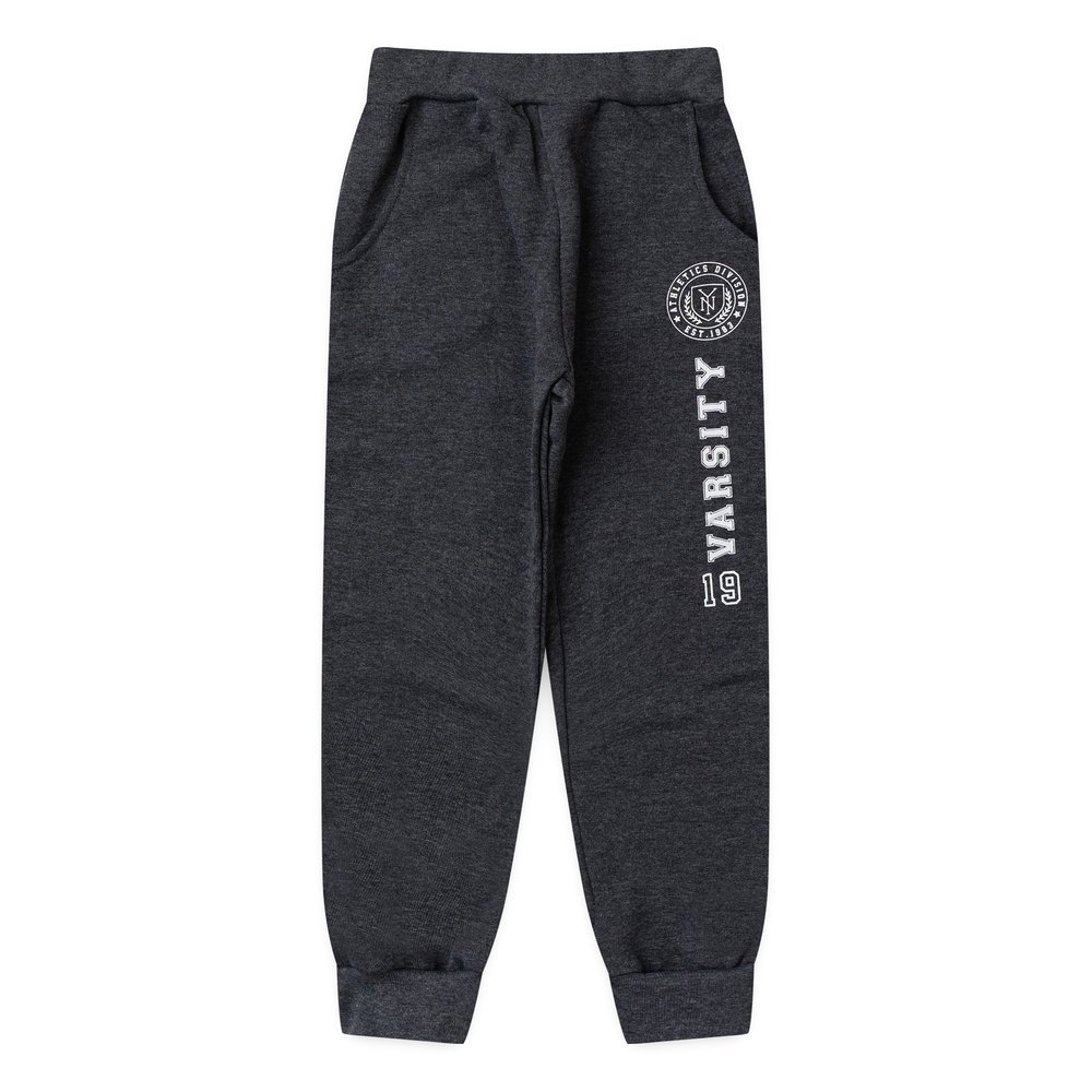 Calça Moletom Infantil Menino c/ Bolso Varsity