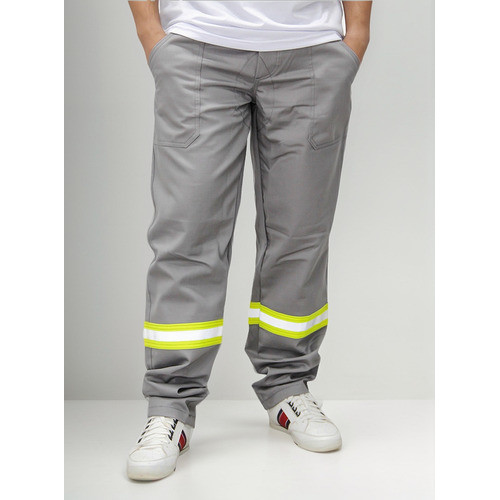 Calça Anti-chamas - Uniformes Fr Nr10 - Atpv 11 Cal/cm2 Cinza Liso G
