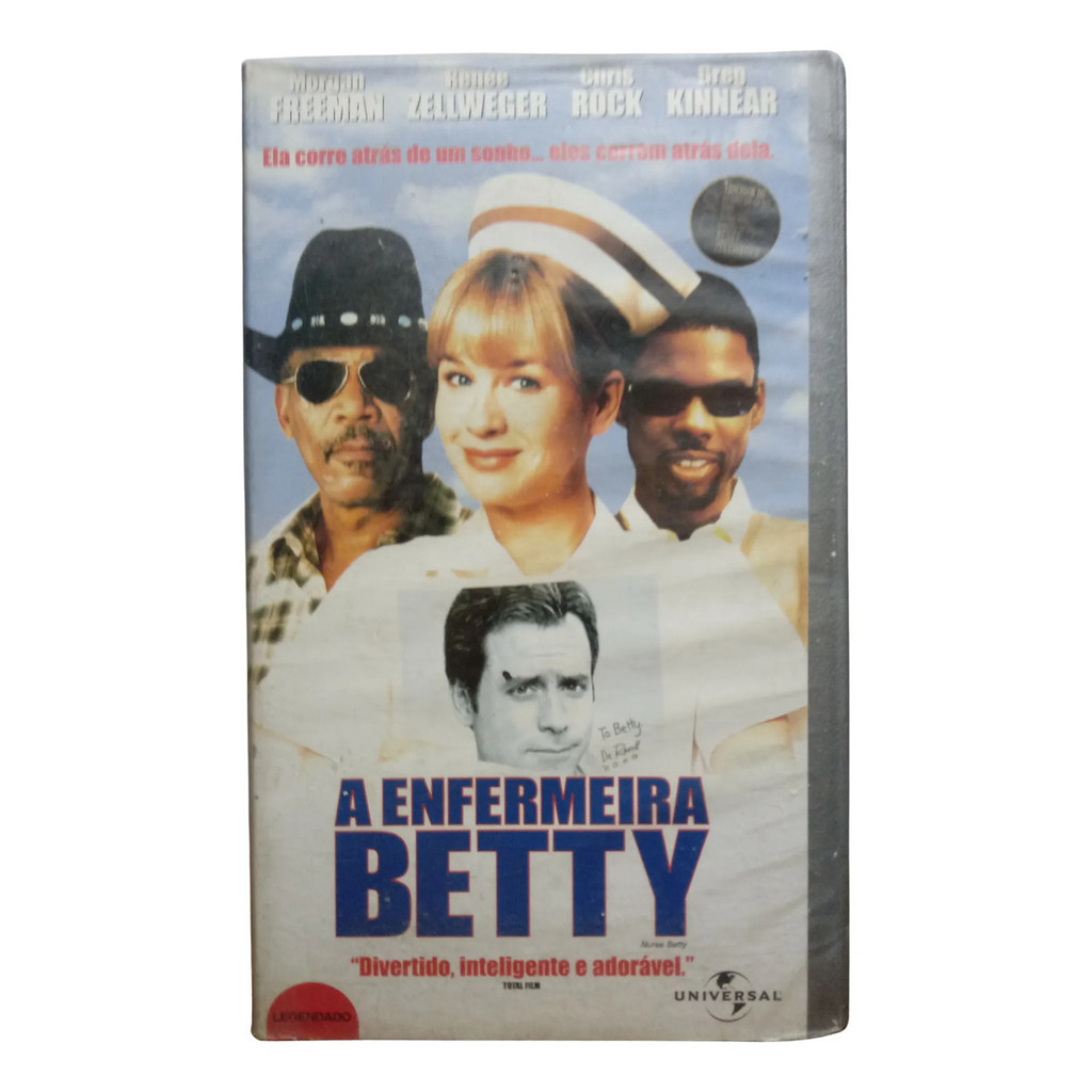 Vhs A Enfermeira Betty - Rebecca De Mornay - Morgan Freeman