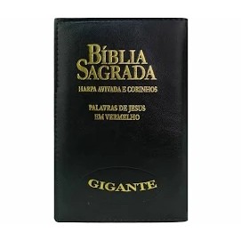 BIBLIA SAGRADA - ARC - ALMEIDA REVISTA E CORRIGIDA - LETRA GIGANTE - PALAVRAS DE JESUS EM VERMELHO -  HARPA AVIVADA E CO