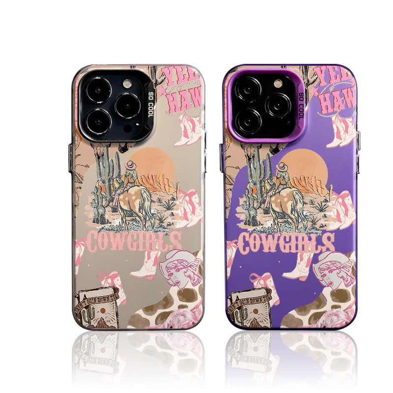 Capinha para samsung a14 a15 a54 a55 a35 a13 4g a34 a32 a23 a05s a10s a04s a10 a07 a51 4g a12 capa criativa cowgirl
