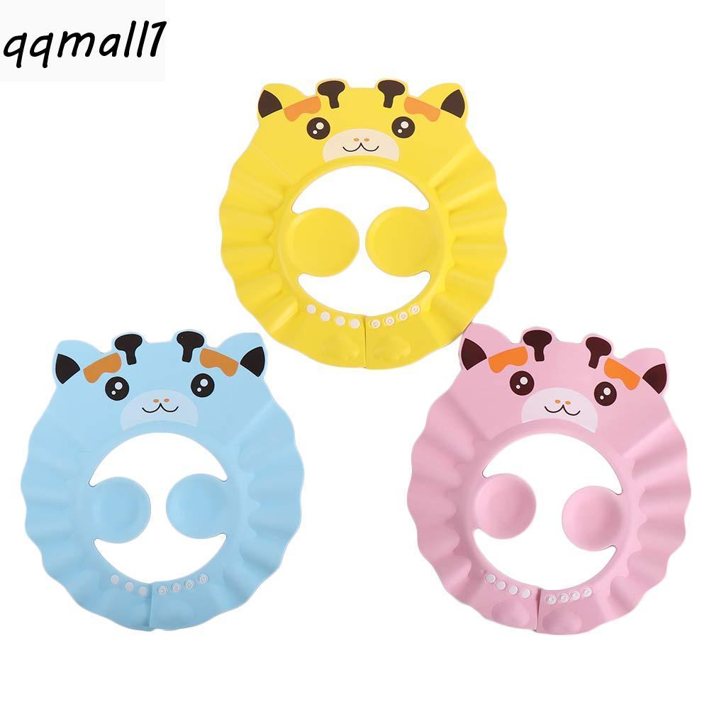 QQMALL1 Chapéu De Banho Para Bebê , Chuveiro , Durável , Desenho Animado , À Prova D'água , Proteção Os Ouvidos , Infant