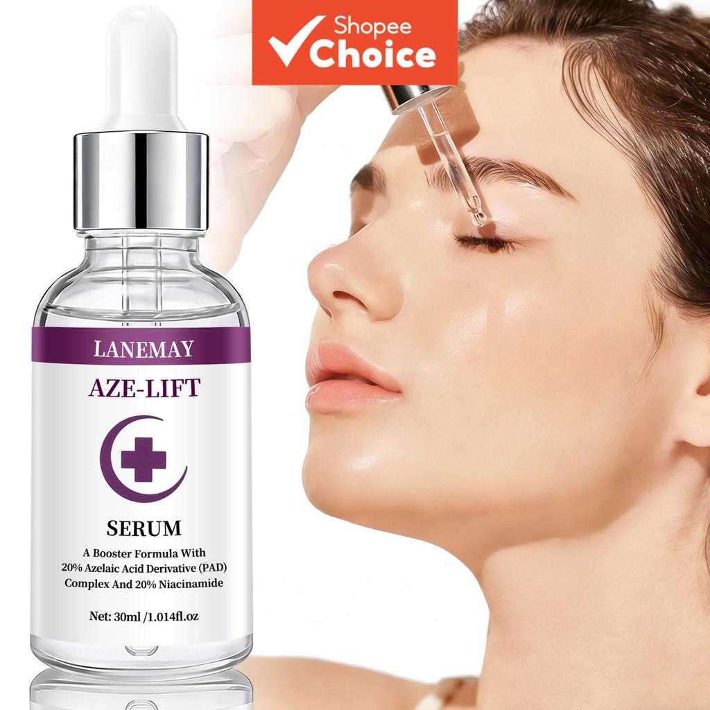 Aze-Lift Booster Sérum - 20% Derivados Ácido Azelaico (PAD) + 20% Niacinamida - Ilumina, Suaviza e Hidrata a Pele -