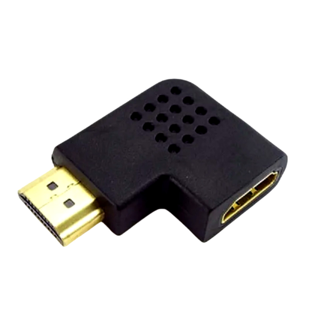 Conector HDMI 90 Graus L Macho Fêmea LE-5552 TV Parede PS4 Notebook 1080p