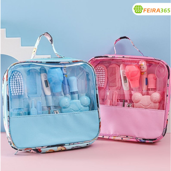 Conjunto prático para recém-nascidos (13 segundos), com suporte para unhas (5 segundos)