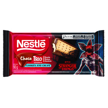 Nestlé Choco Trio Cookies & Cream Chocolate em Oferta na Shopee