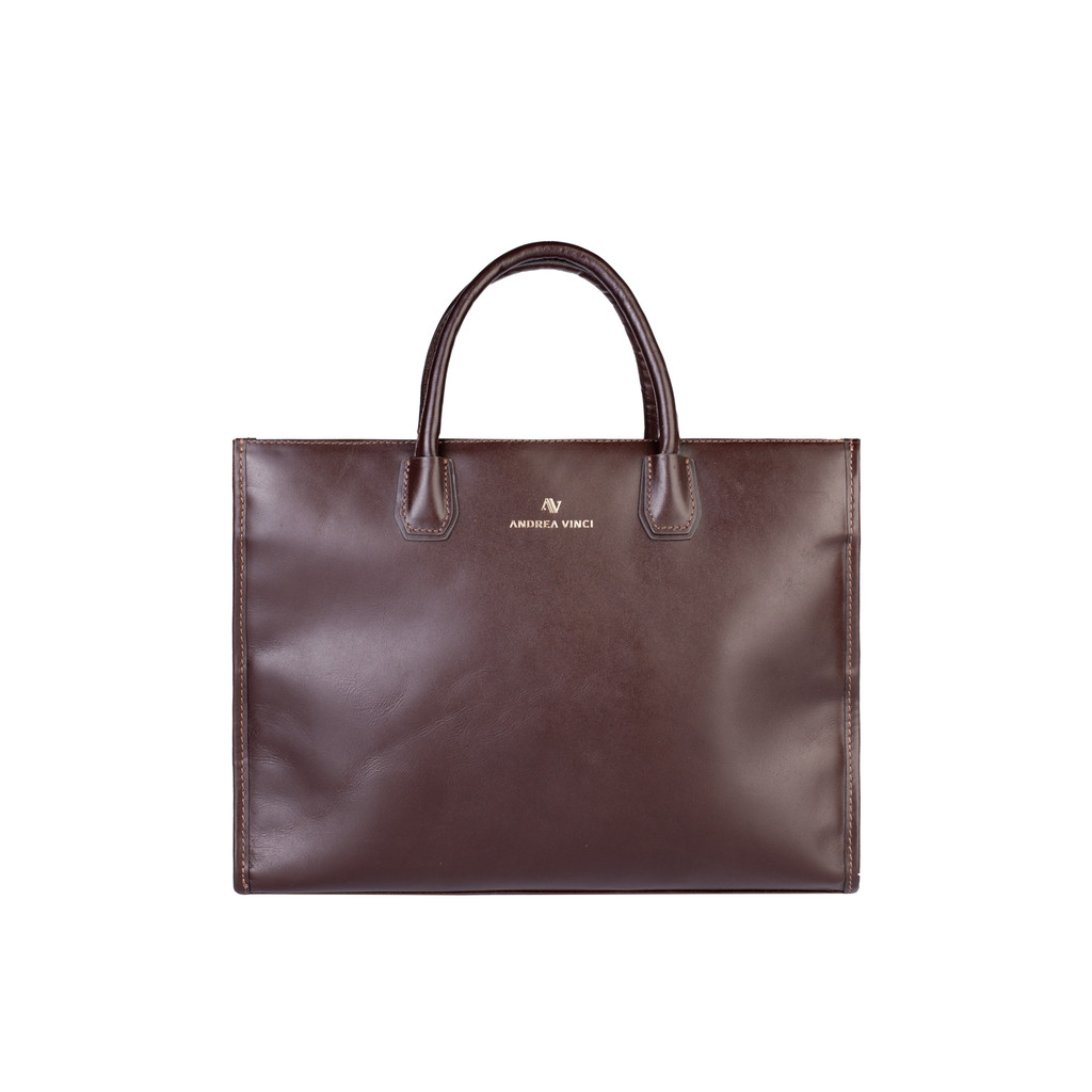 Pasta executiva de couro feminina Vitória em Oferta na Shopee