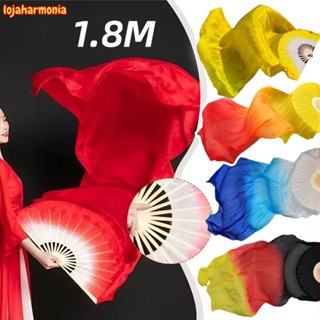 1.8M Véu de dança do ventre artesanal em imitação de seda - véu longo de bambu, disponível em 5 cores em Oferta na Shopee