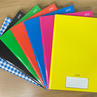 Caderno Brochura GRANDE 96 Folhas Com Pauta Capa Dura Stiff em Oferta na Shopee