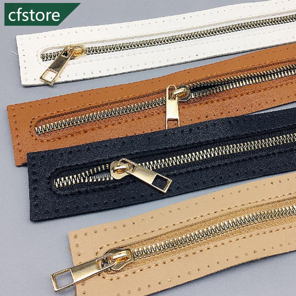 CFSTORE Multicolorido Couro Do Plutônio Costurado À Mão Zíper DIY Saco Artesanal Substituível Macio Modificação Acessóri