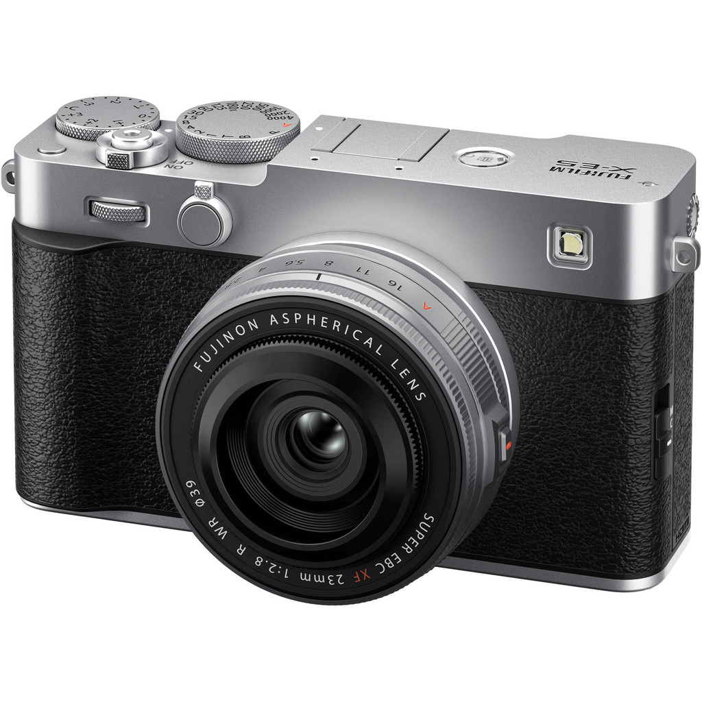 Câmera FujiFilm X-e5 Mirrorless Lente Xf 23mm F/2.8 (Prata/Silver)