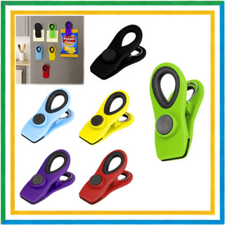 6/12 Armazenamento de cozinha Bolsa Clipe de vedação para lanche Bolsa Clipe para geladeira Ímã em Oferta na Shopee