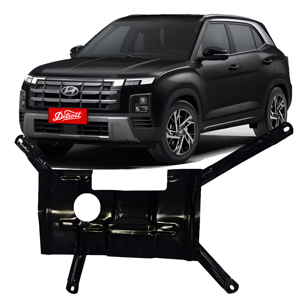 Protetor De Cárter Hyundai Creta 2024 A 2026 Peito Aço Motor com dreno de óleo 1,5mm