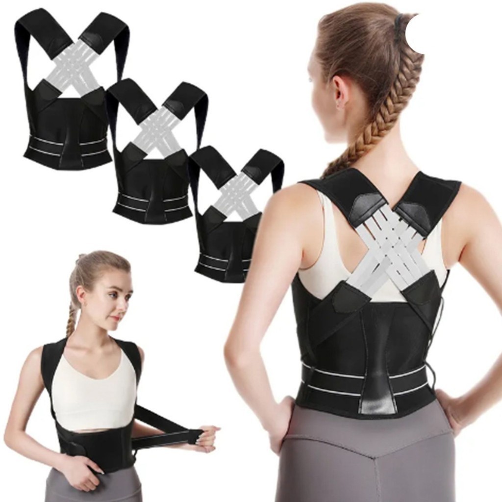 Colete Corretor De Postura Feminino Ortopédico Coluna Lombar Unisex Masculino