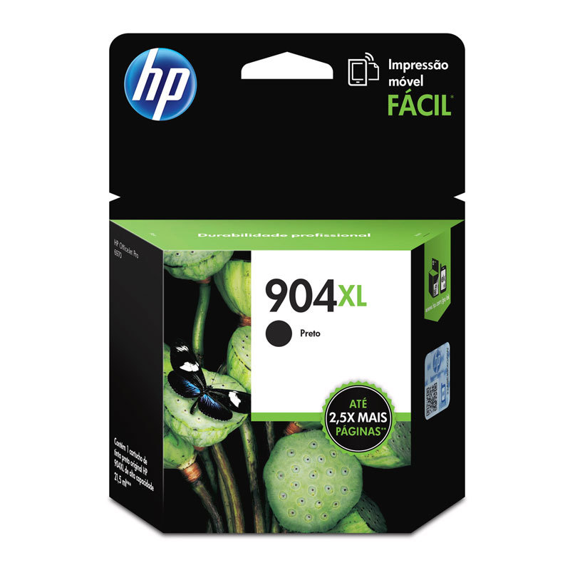 Cartucho HP 904XL Original T6M16AL preto p/ Officejet 6970 em Oferta na Shopee