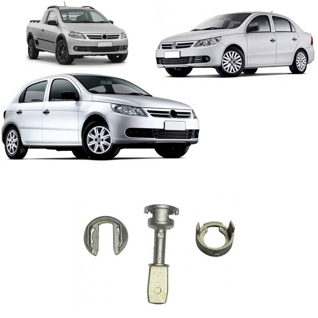 Kit Acionador Cilindro Porta Gol Saveiro G5 2008 a 2016 em Oferta na Shopee