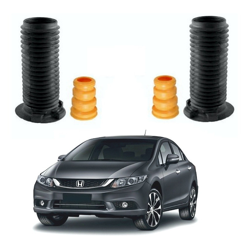 Kit Batente Parcial Dianteiro New Civic 1.8 2.0 2015 A 2016