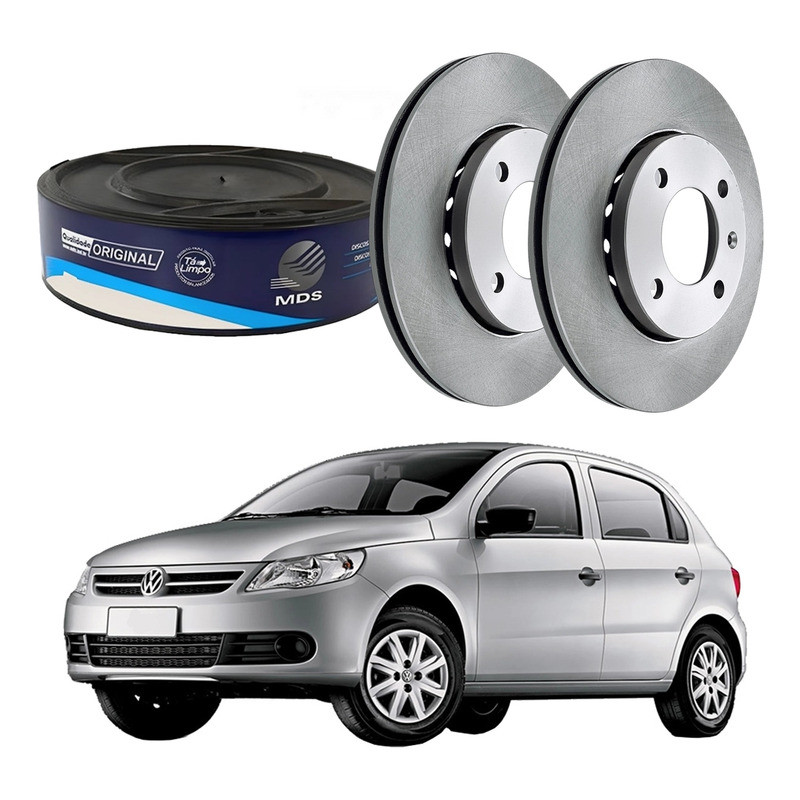 Disco Freio Dianteiro Gol G5 1.0 Aro 13 2009 A 2013