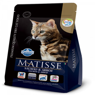 Matisse para Gatos Adultos de Todas as Raças Sabor Salmão e Arroz 800g em Oferta na Shopee