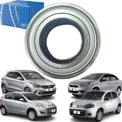 Rolamento Roda Dianteiro Uno Grand Siena Cronos Argo Mobi..