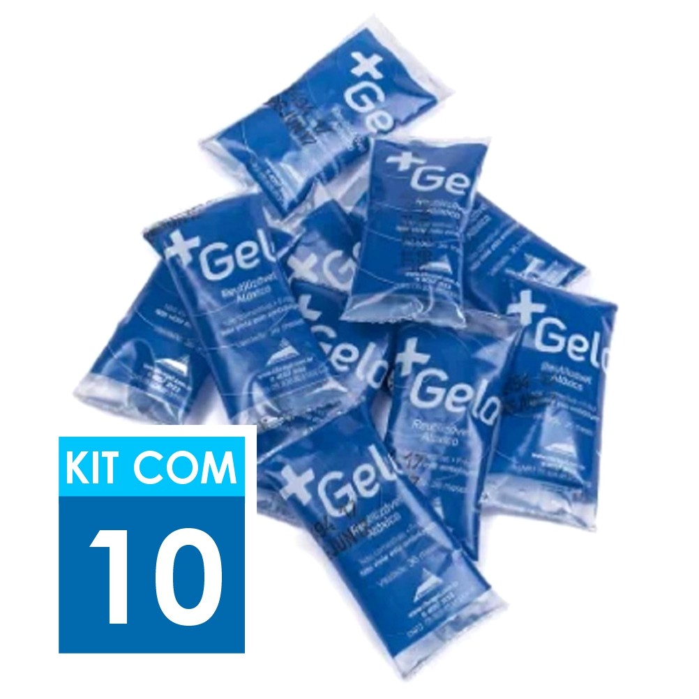 Gelo Gel Artificial Flexível +Gelo 15g | Kit com 10 unidades | Clone GPT0005538 em Oferta na Shopee