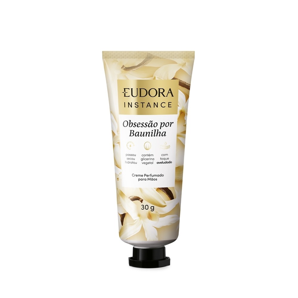 Imagem Eudora Instance Creme Perfumado para Mãos Baunilha 30g