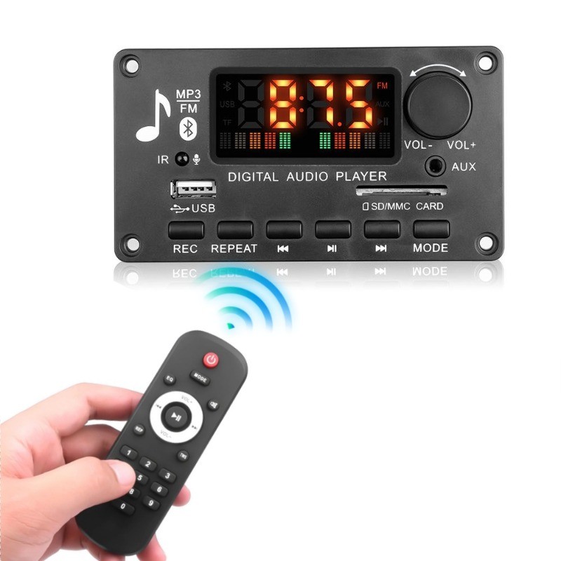 Placa decodificadora amplificadora Bluetooth 2 x 40W acessório para módulo amplificador de potência