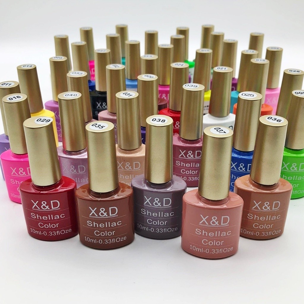 Kit com 10 Esmalte em Gel X&D Alongamento Unha Esmaltes Atacado em Oferta na Shopee