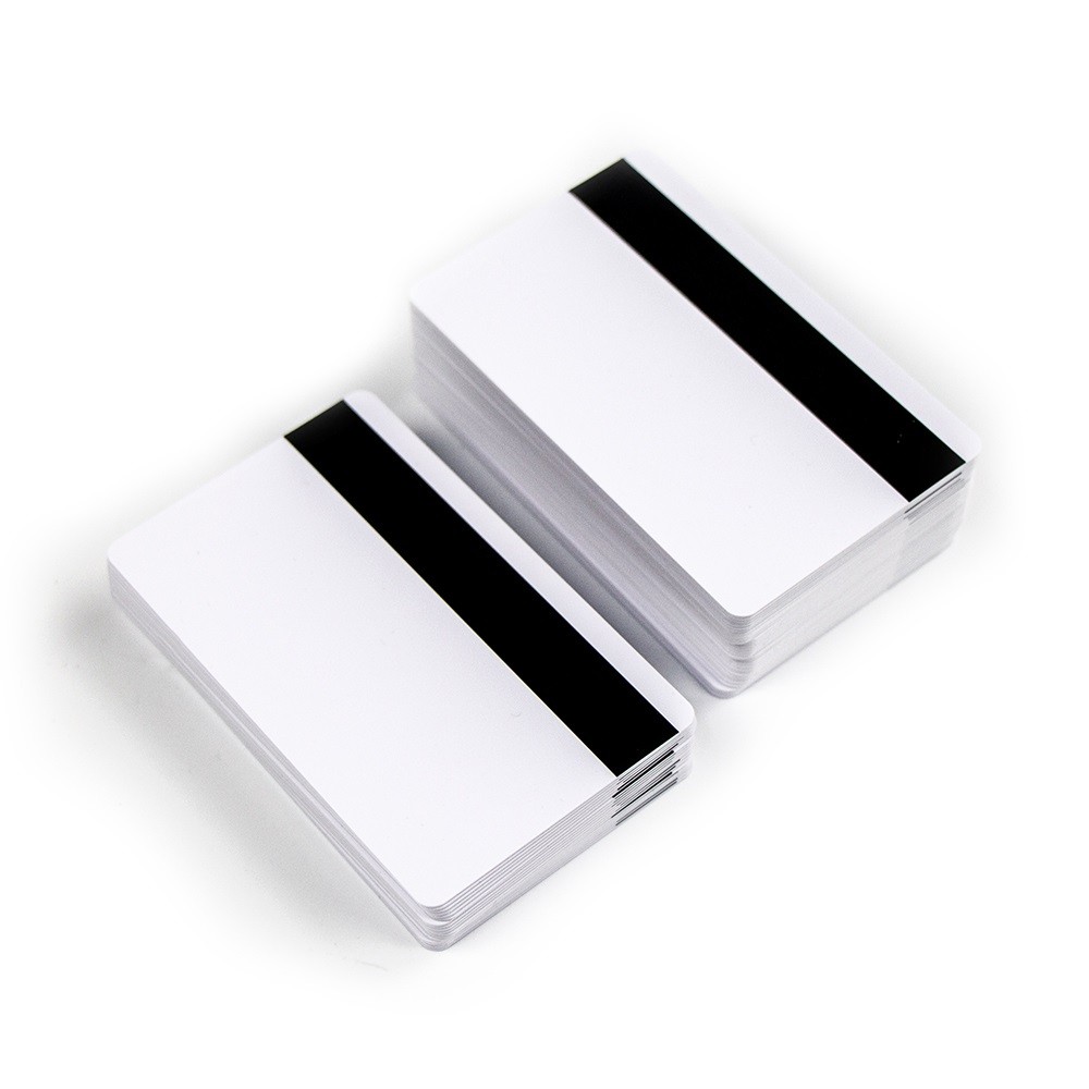 CARTÃO PVC BRANCO 0,76 MM com Tarja Magnética - 100 unidades