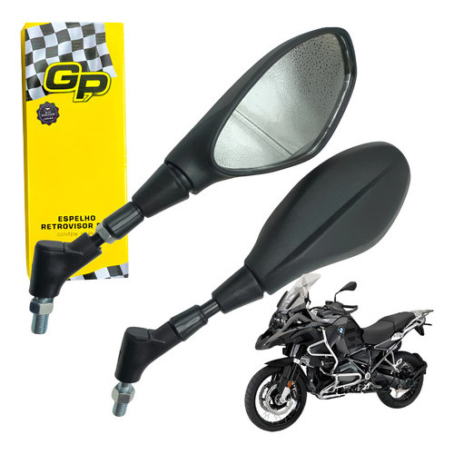 Espelho Retrovisor Modelo Bmw Giro 360 Graus Esportivo Honda