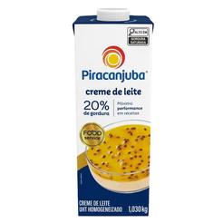 Creme de Leite 20% Gordura 1,030kg Profissional Piracanjuba