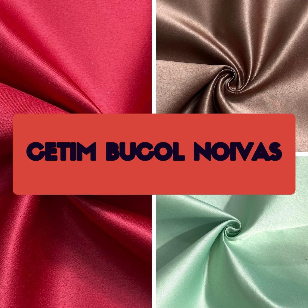 10 Metros Tecido Cetim Bucol Noivas | Cetim Estruturado Para Vestidos (10m x 1.47m)
