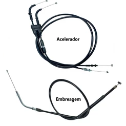 Kit Cabo Embreagem e Acelerador Xtz 150 Crosser 2015 2016 2017 2018 2019 2020 2021 2022 2023