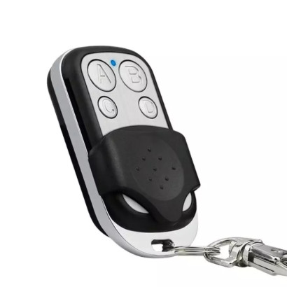 Controle Remoto Universal Para Portão De Garagem Eletrônico Elétrico Com Chaveiro 433mhz 4 Botões