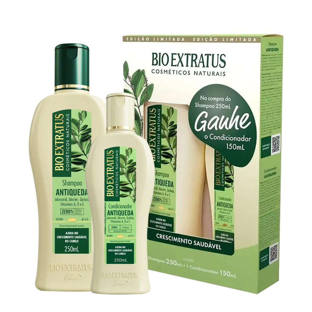 Bio Extratus Kit Jaborandi Antiqueda Duo (2 produtos) em Oferta na Shopee