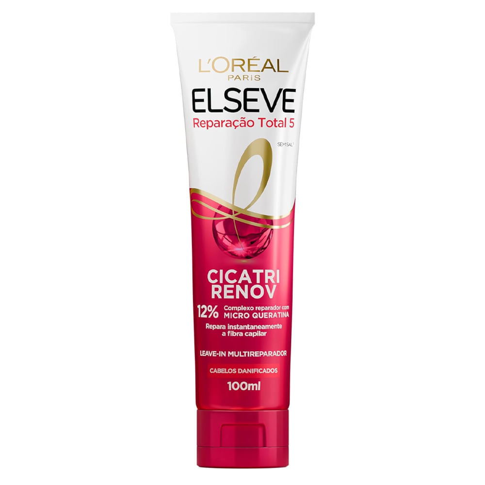 Leave In De Tratamento Elseve Reparação Total 5 Cicatri Renov 100ml
