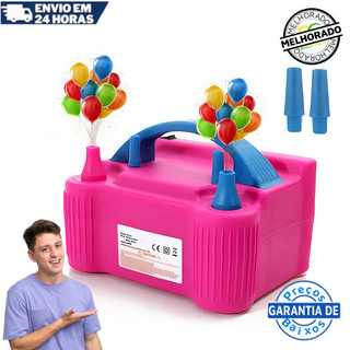 Inflador Elétrico de Balões Bexigas 110v/220v Festa Ornamentação Bomba de Encher Bola de …